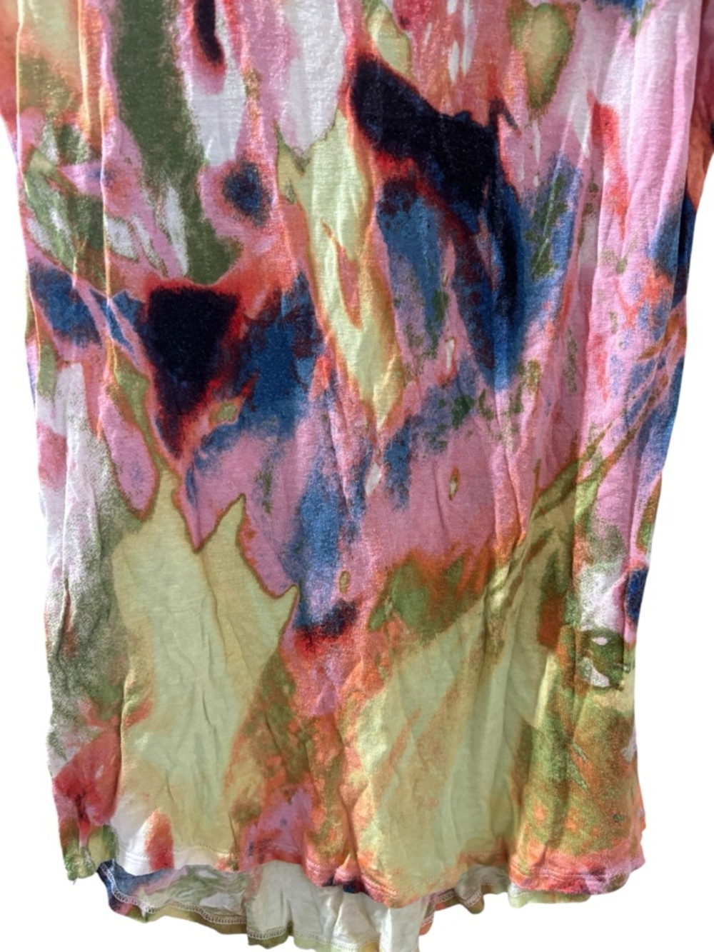 Simply Vera Vera Wang Colorful Abstract Print Sleeveless V-neck Tank Size XS - Picture 3 of 6